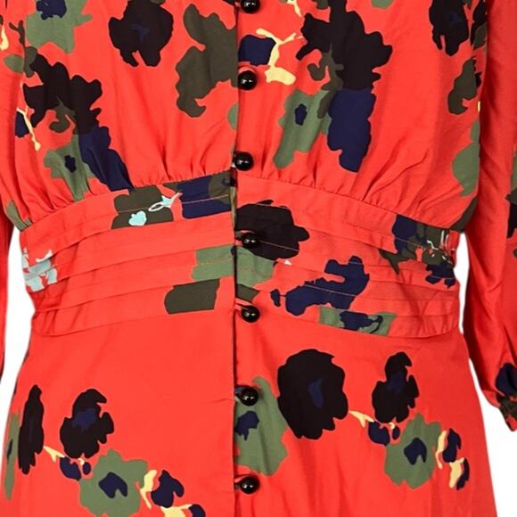 eShakti Wayward Fancies Floral Mini Dress Size 14 - Picture 2 of 7